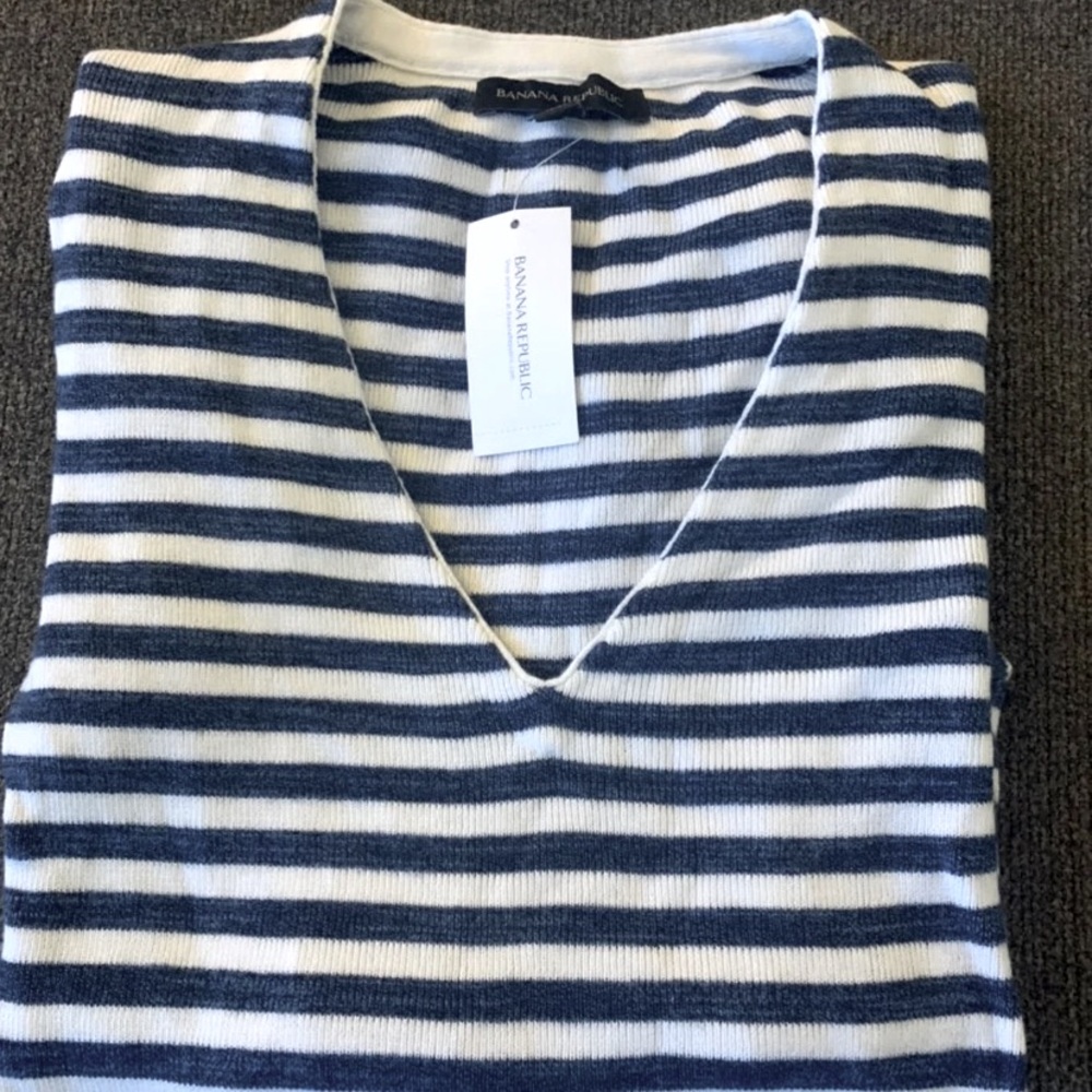NWT striped banana republic sweater